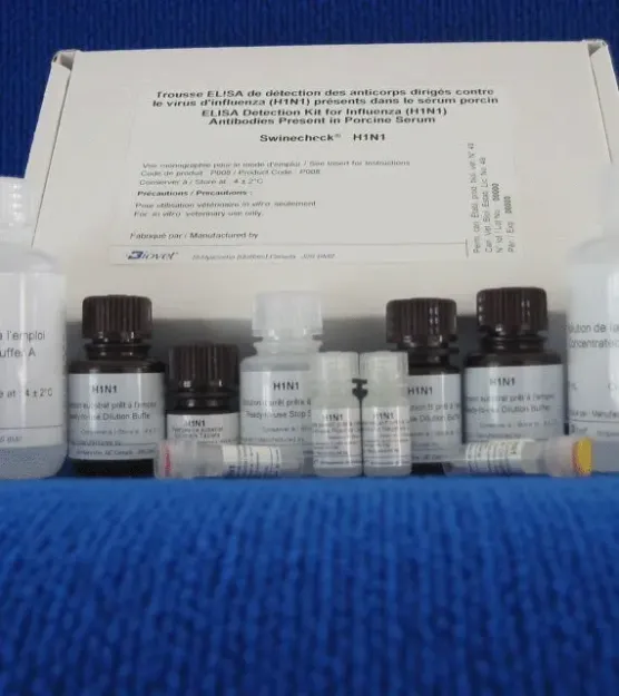 Imagem de TESTE ELISA vírus influenza suíno (H1N1) Swinecheck