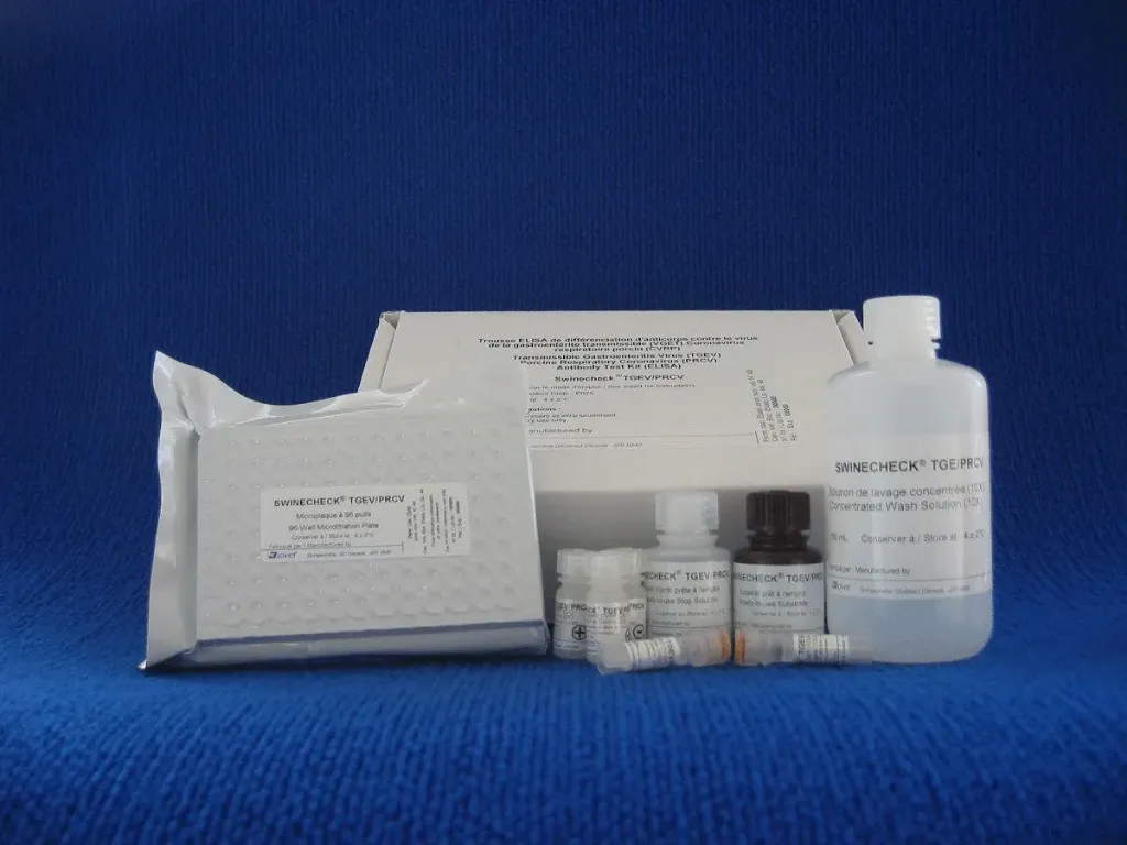Picture of ELISA TEST Transmissible gastroenteritis virus (TGEV) and Porcine respiratory coronavirus (PRCV) Swinecheck
