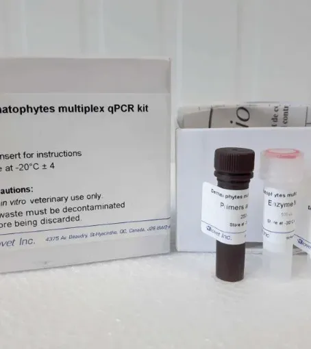Imagem de KIT DE TESTE DETEÇÃO PCR TEMPO REAL Dermatófitos multiplex - Microsporum canis Trichophyton spp and Nannizzia gypsea