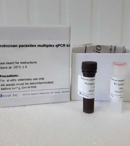 Imagem de KIT DE TESTE DETEÇÃO PCR TEMPO REAL Parasitas protozoários multiplex