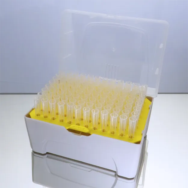 Imagem de Pontas de pipeta PP 200 uL baixa retenção com rack estéreis sem DNase/RNase