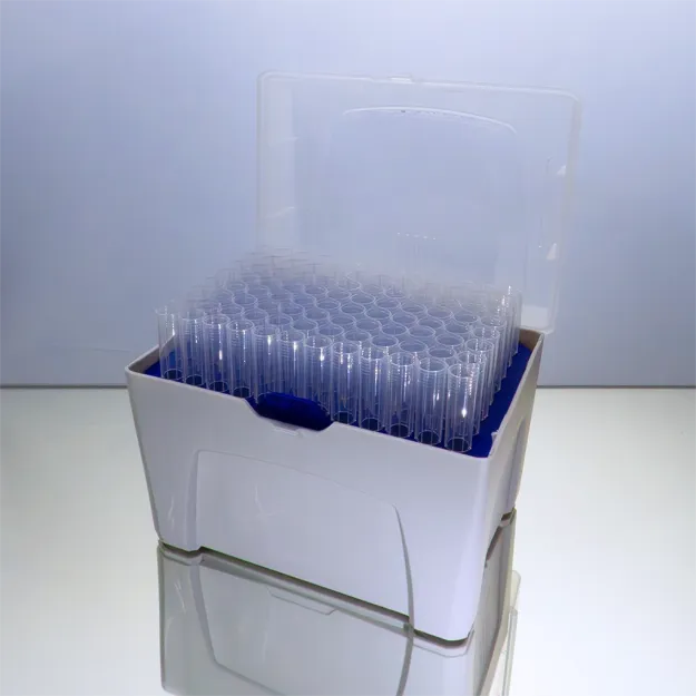 Imagem de Pontas de pipeta PP 1000 uL baixa retenção com rack estéreis sem DNase/RNase