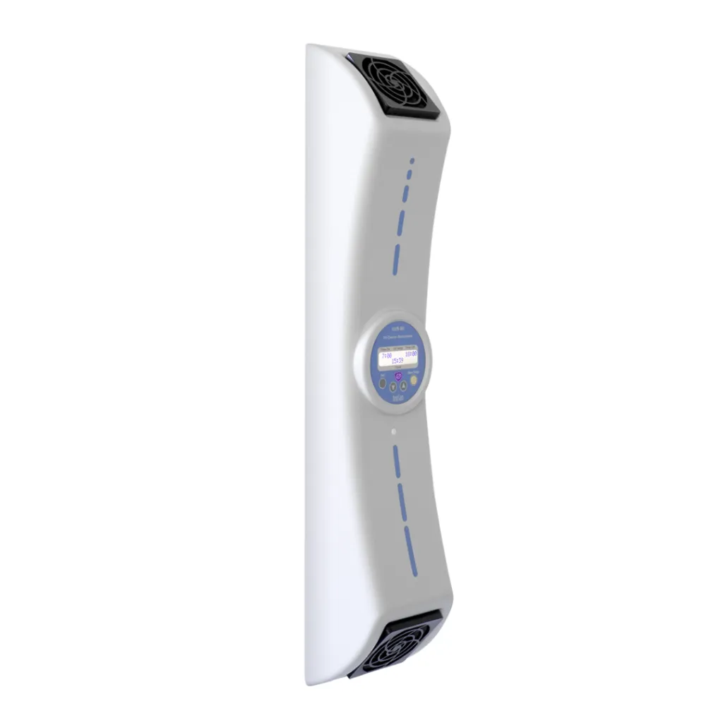 Sistema de circulação de ar com luz UV